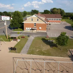 Photo : Les productions Benoit Jean 819 960-8999 Saint-Valère vu du ciel