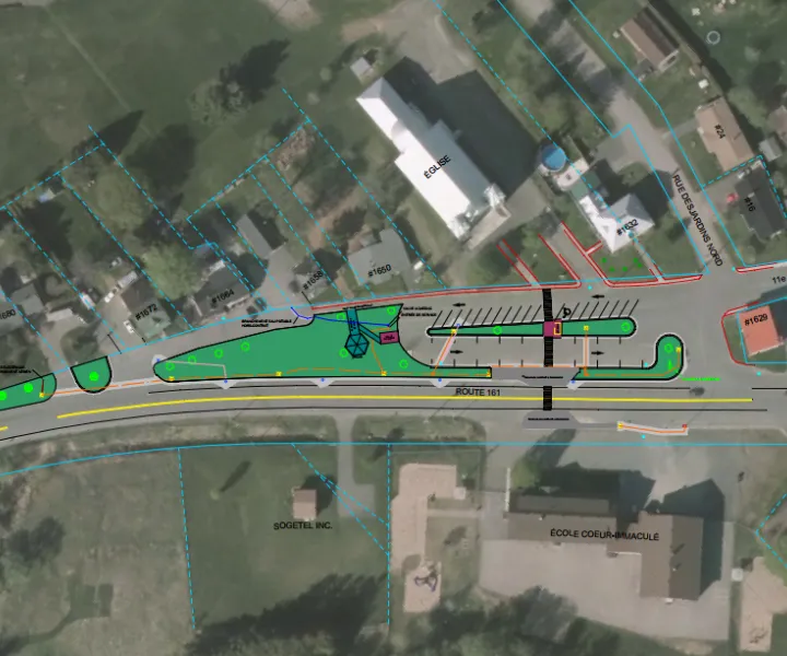 Plan de réaménagement urbain de Saint-Valère
