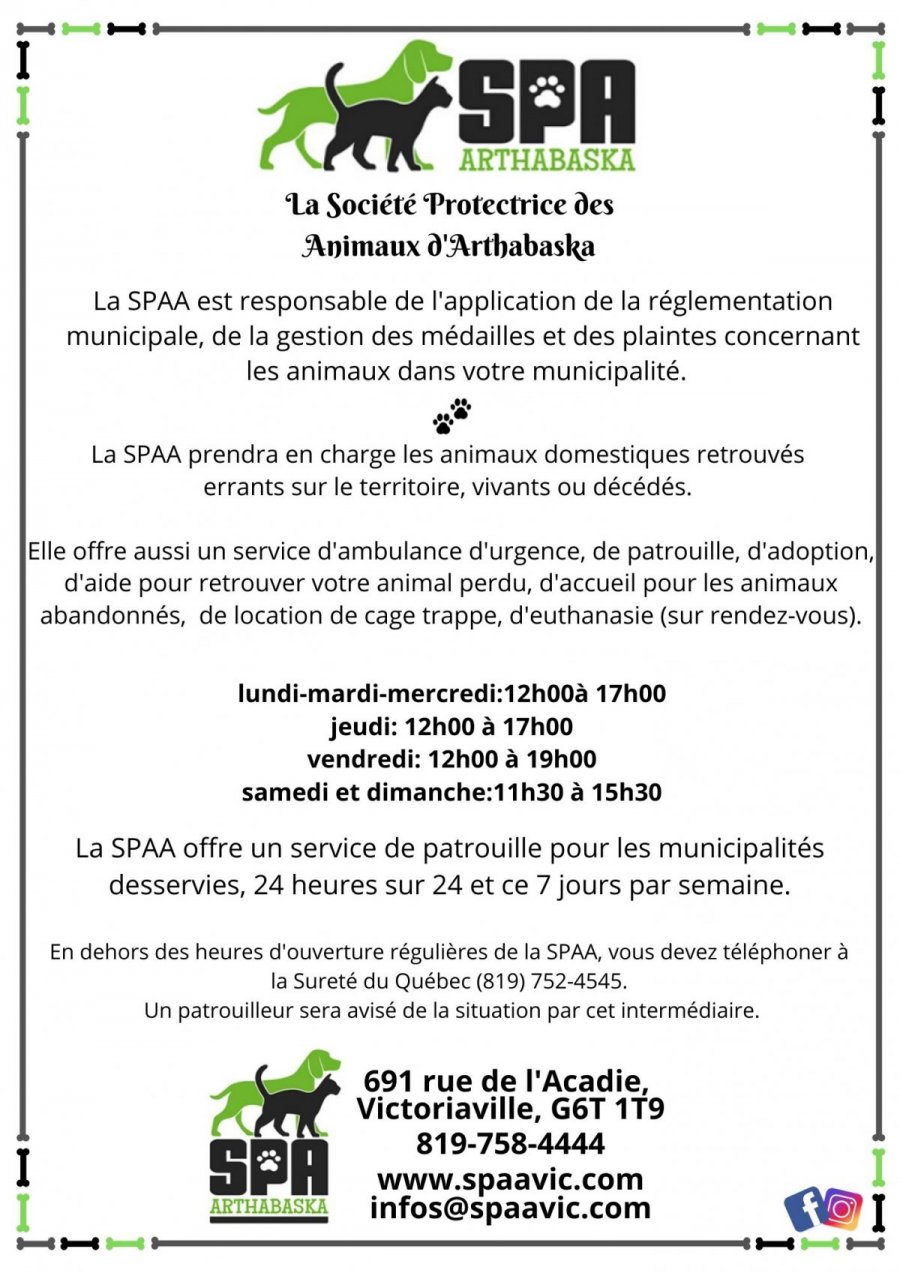 Société protectrice des animaux SaintValère Société protectrice des animaux SaintValère