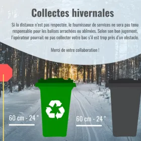 Consignes pour collectes hivernales