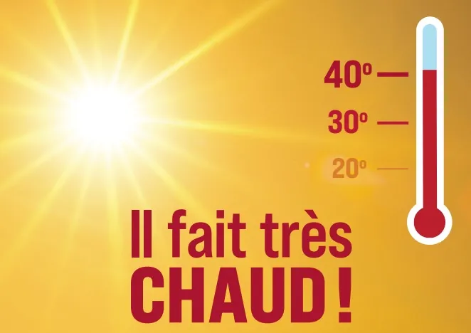 Il fait très CHAUD !
