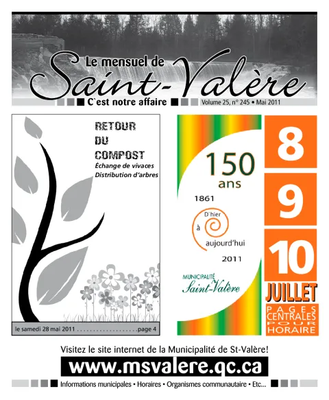Le Mensuel de Saint-Valère Mai 2011