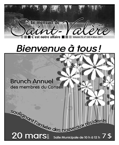 Le Mensuel de Saint-Valère Mars 2011