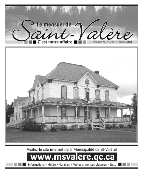 Le Mensuel de Saint-Valère Février 2010