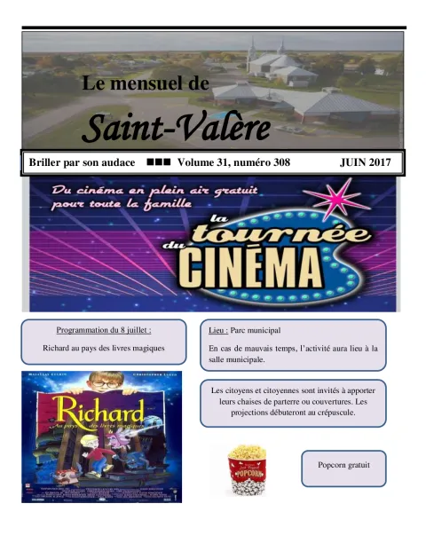 Le Mensuel de Saint-Valère Juin 2017
