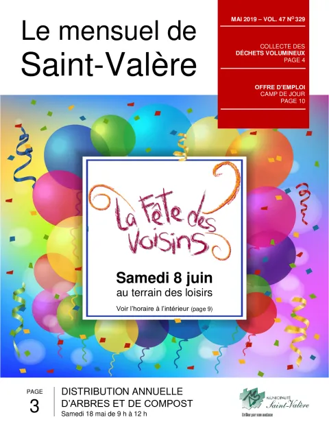 Le mensuel de Saint-Valère