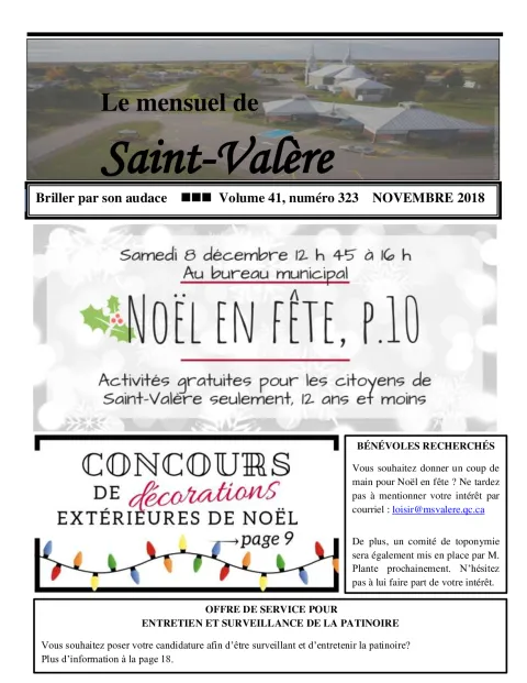 Le Mensuel de Saint-Valère