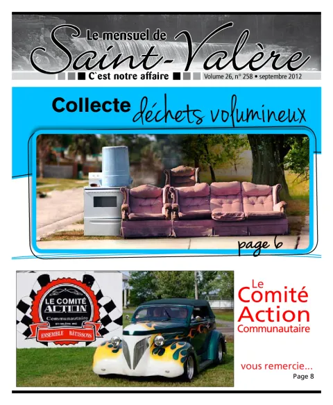 Le Mensuel de Saint-Valère Septembre 2012