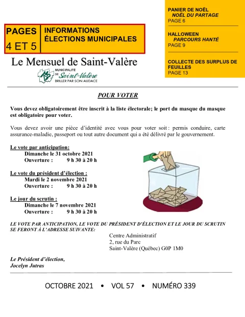 Mensuel de Saint-Valère